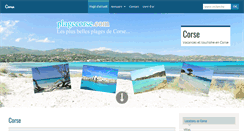 Desktop Screenshot of plagecorse.com